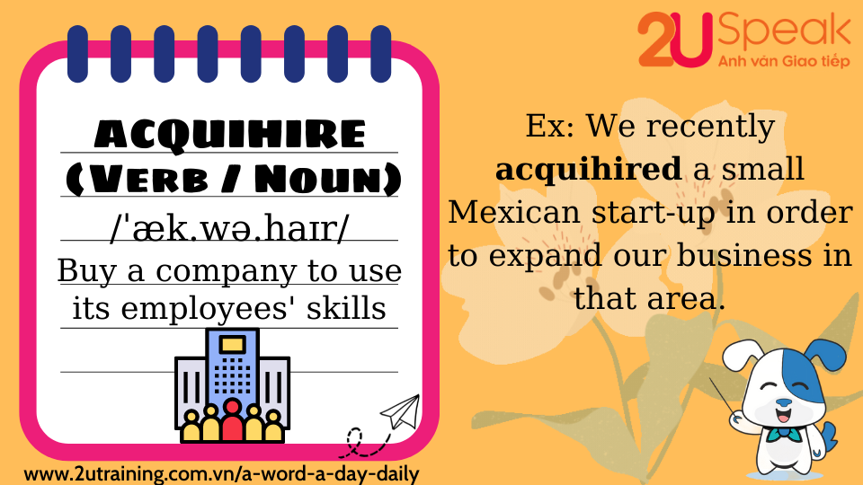 A Word A Day - Acquihire