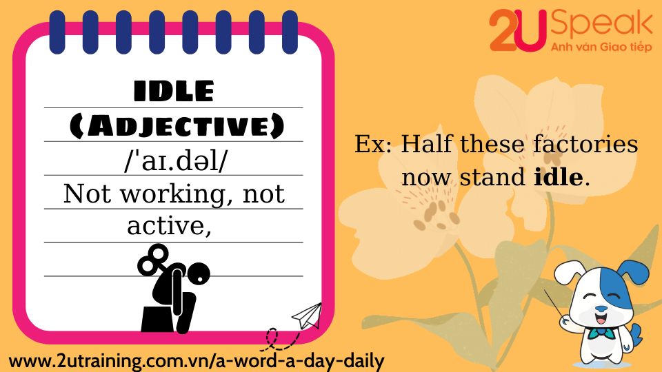 A Word A Day - Idle