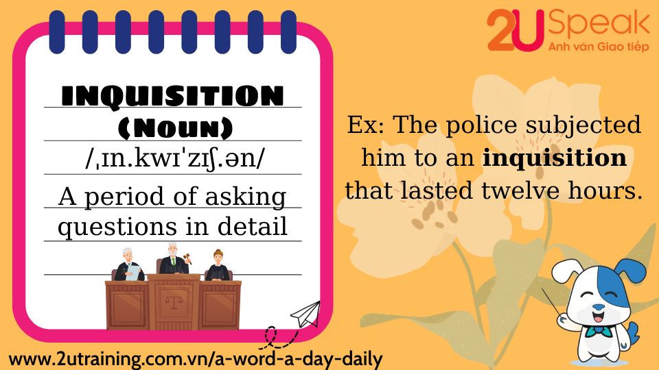 A Word A Day - Inquisition