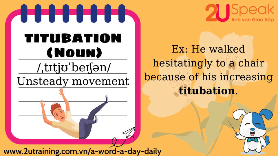 A Word A Day - Titubation