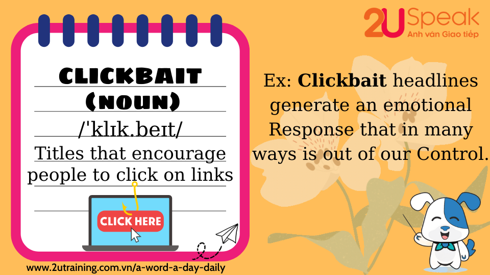 A Word A Day - Clickbait