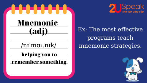 A Word A Day - Mnemonic 