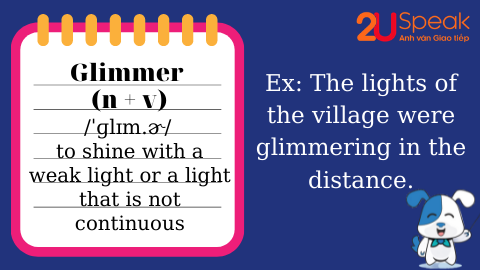 A Word A Day - Glimmer 