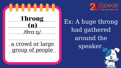 A Word A Day - Throng 