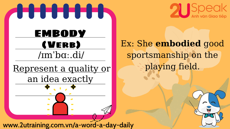 A Word A Day - Embody