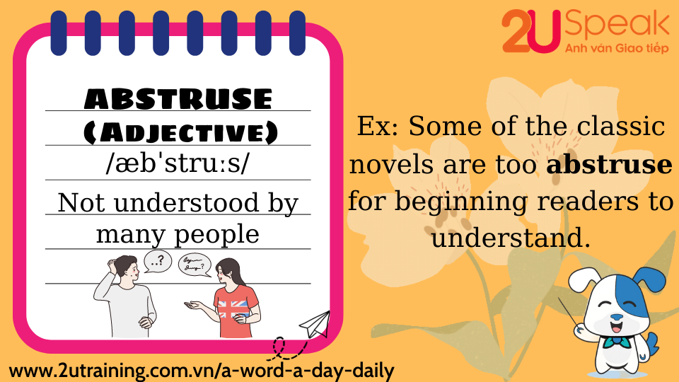 A Word A Day - Abstruse