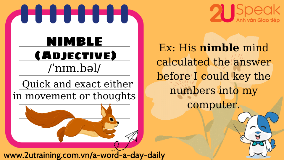 A Word A Day - Nimble