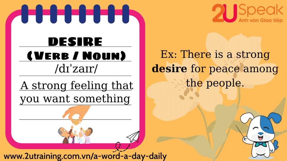 A Word A Day - Desire