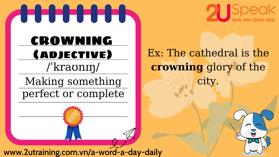 A Word A Day - Crowning