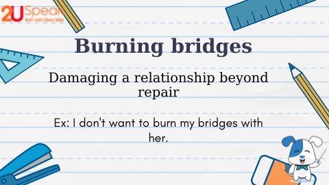 Burning bridges