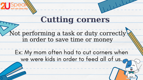 Cutting corners