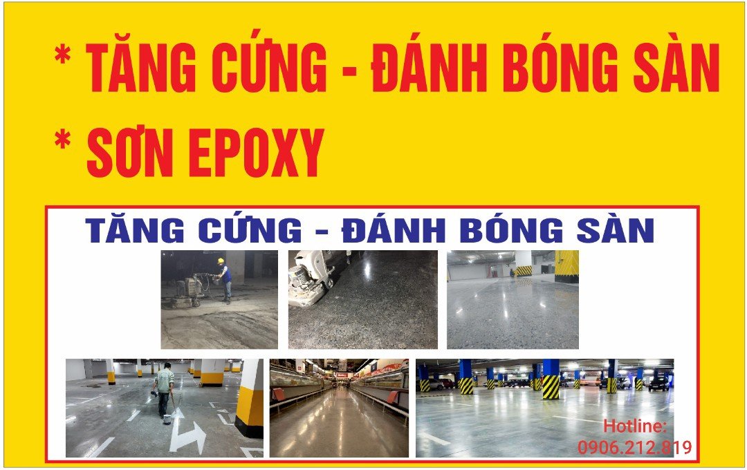 THI CÔNG TĂNG CỨNG - ĐÁNH BÓNG SÀN