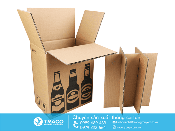 Thùng Carton Đựng Rượu