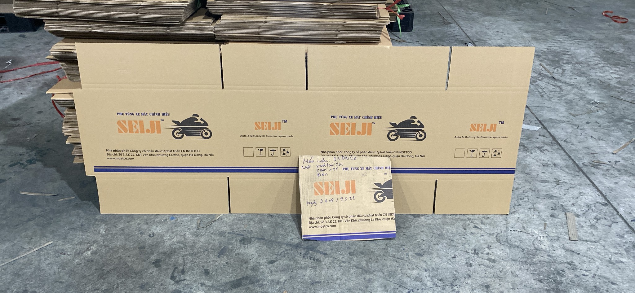 IN THÙNG CARTON ĐỰNG PHỤ TÙNG XE MÁY, XE ĐẠP, Ô TÔ