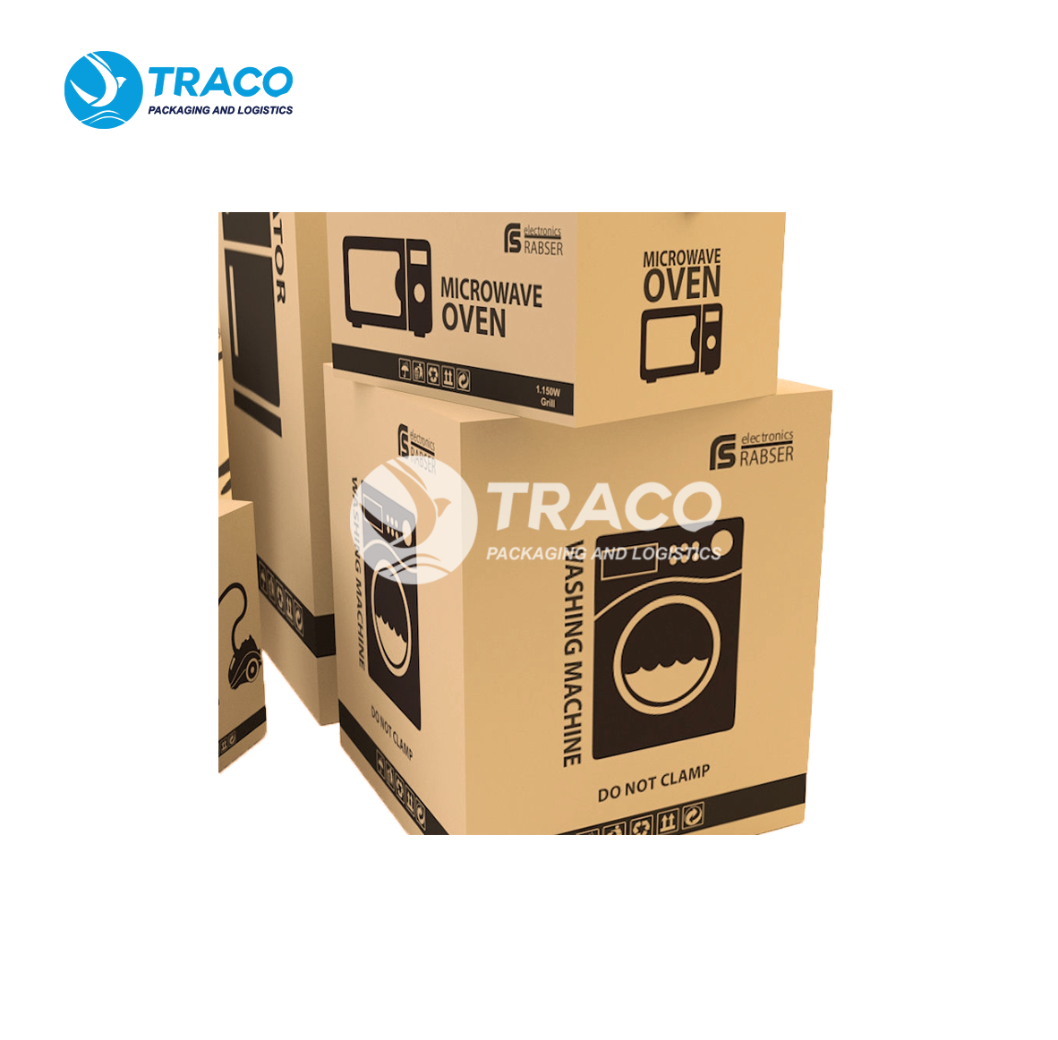các sản phẩm carton tiêu biểu - Tracogroup - thùng carton đựng đồ điện tử