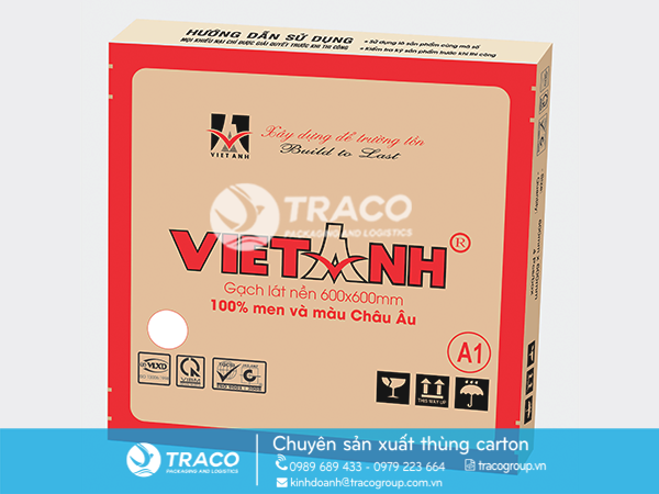 Hộp Carton Đựng Gạch Men Cao Cấp