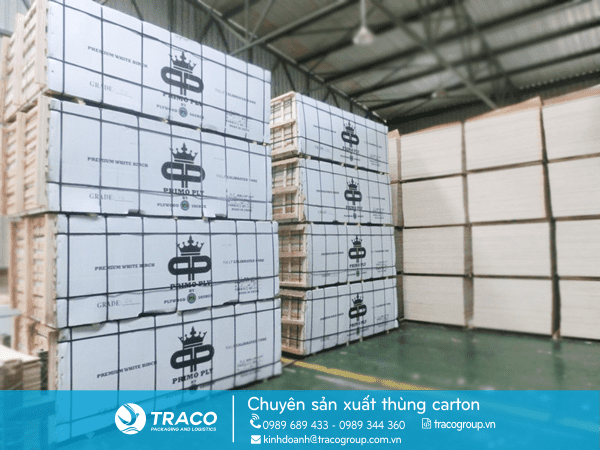 Tấm carton in khổ lớn, Bao Bì TRACO