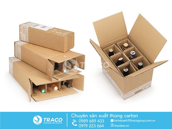 Thùng Carton Đựng Rượu