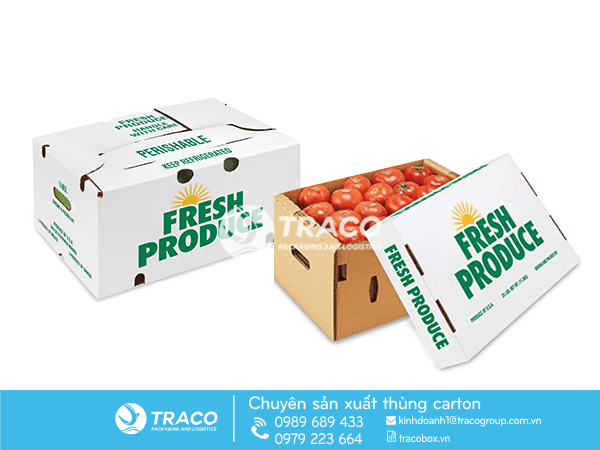 Thùng Carton Đựng Trái Cây Xuất Khẩu