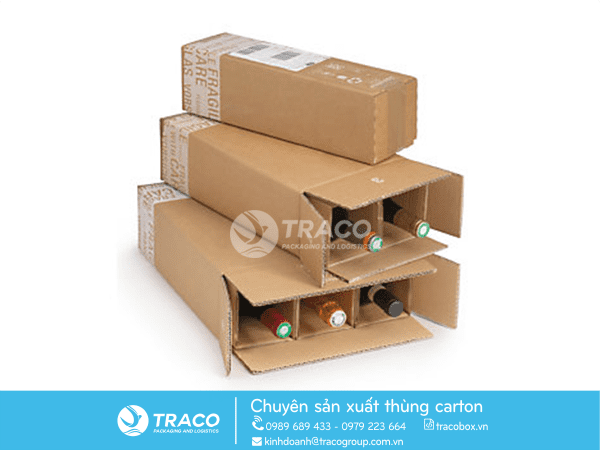 THÙNG CARTON ĐỰNG RƯỢU