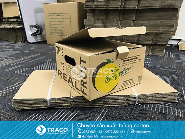 THÙNG CARTON ĐỰNG NÔNG SẢN XUẤT KHẨU