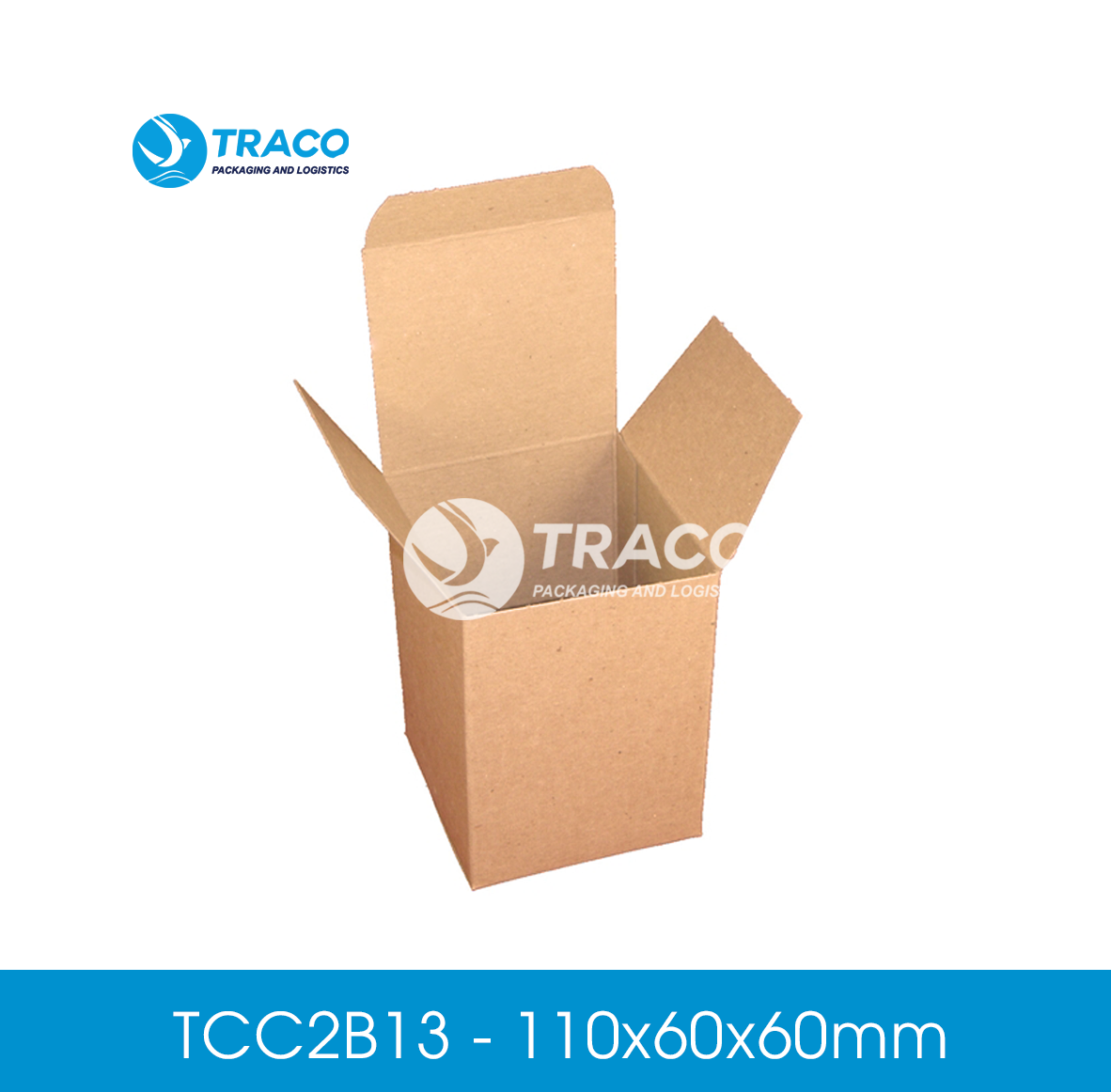 Combo 2000 hộp carton TRACOBOX TCC2B11 - 60x50x80 mm