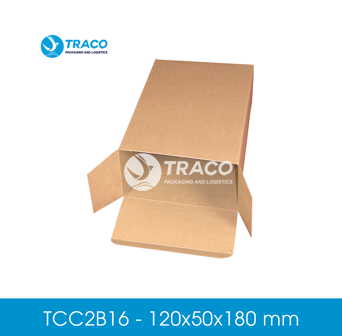 Combo 2000 hộp carton TRACOBOX TCC2B13 - 120x50x180 mm