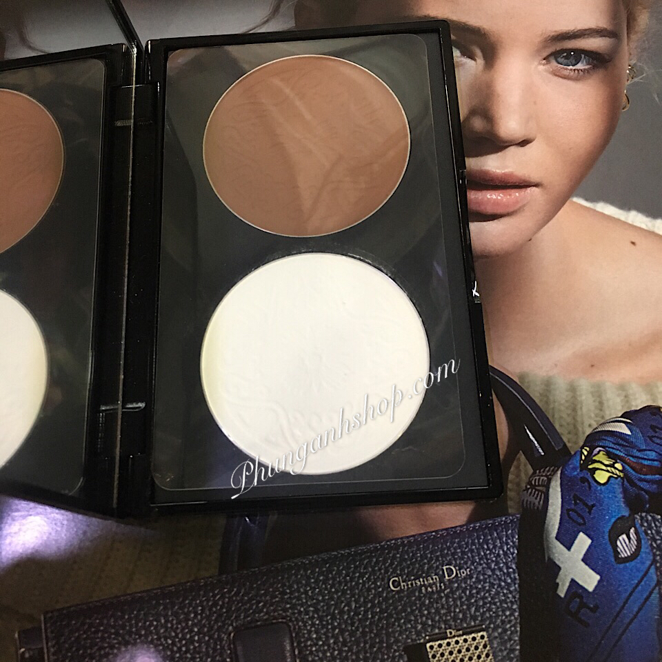 Phấn Highlight Izle Double Shading Compact 