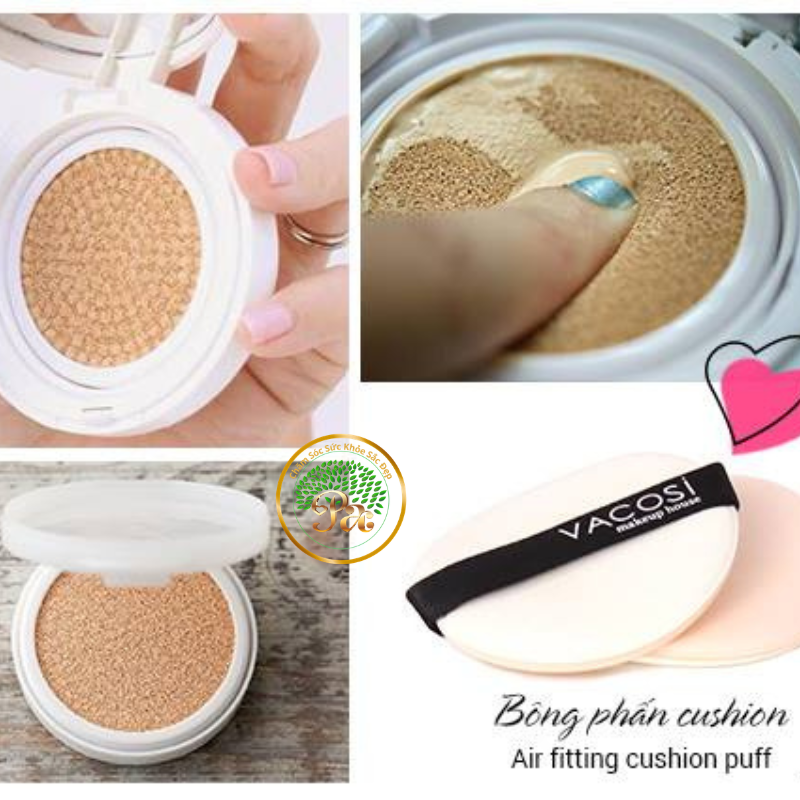Bông phấn Cushion Vacosi