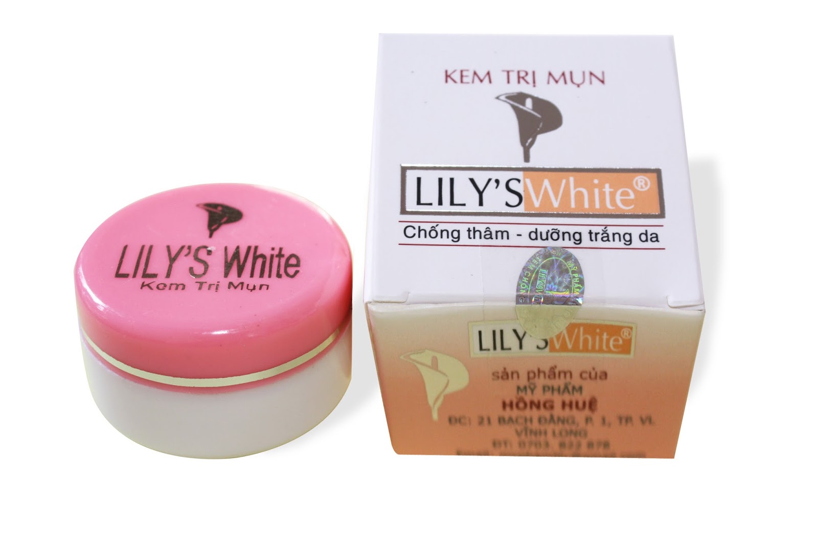 Kem ngừa mụn, chống thâm Lily's White