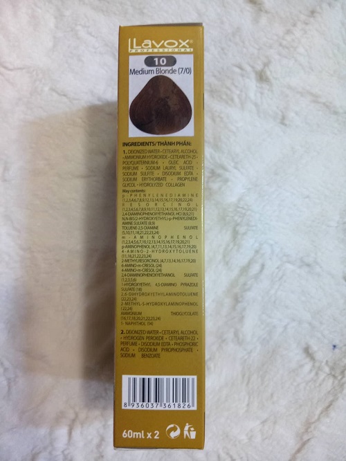 Nhuôm tóc Lavox