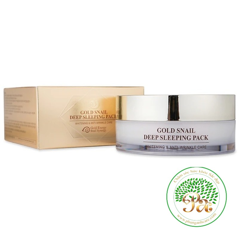 Đắp mặt nạ ngủ Gold Snail