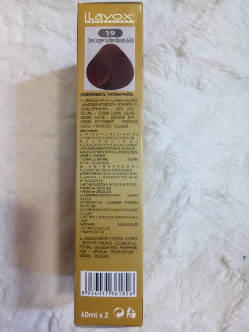 Nhuôm tóc Lavox