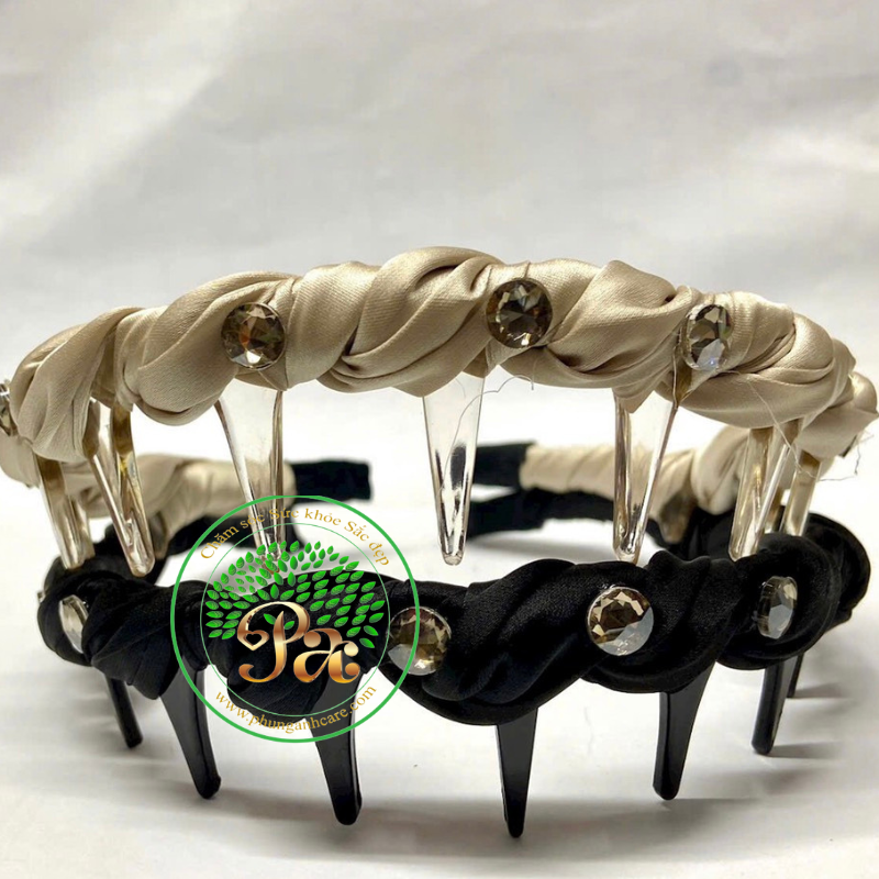 Băng đô 1 hang hột màu 965