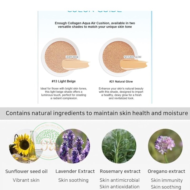 PHẤN CUSHION ENOUGH COLLAGEN SPF 50