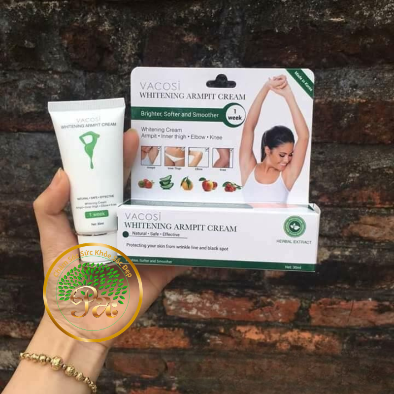 Kem làm trắng nách (vùng cánh tay) Vacosi