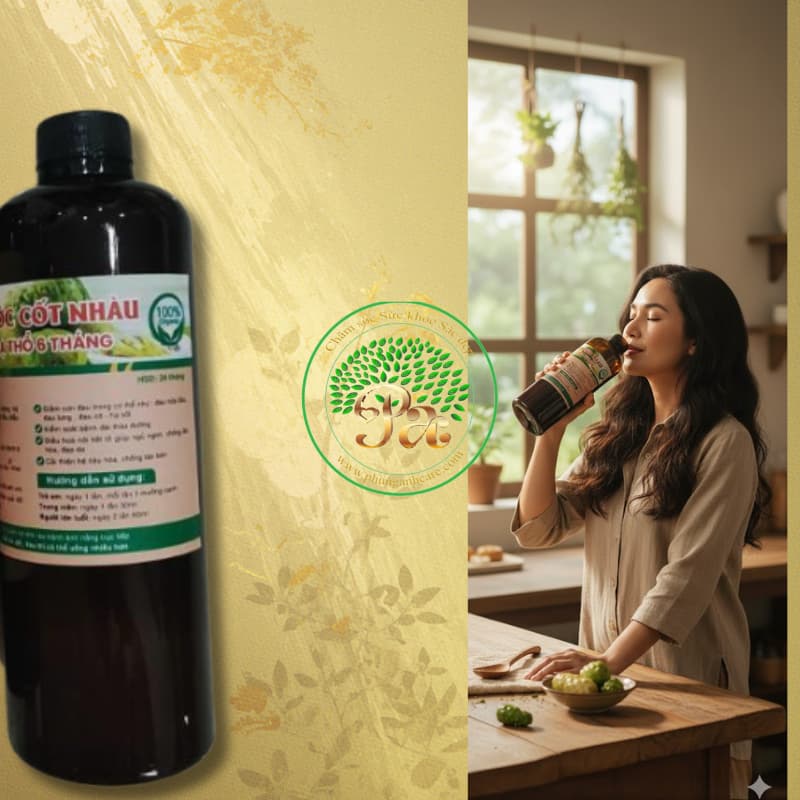 Trái Nhàu chín ủ thủ công