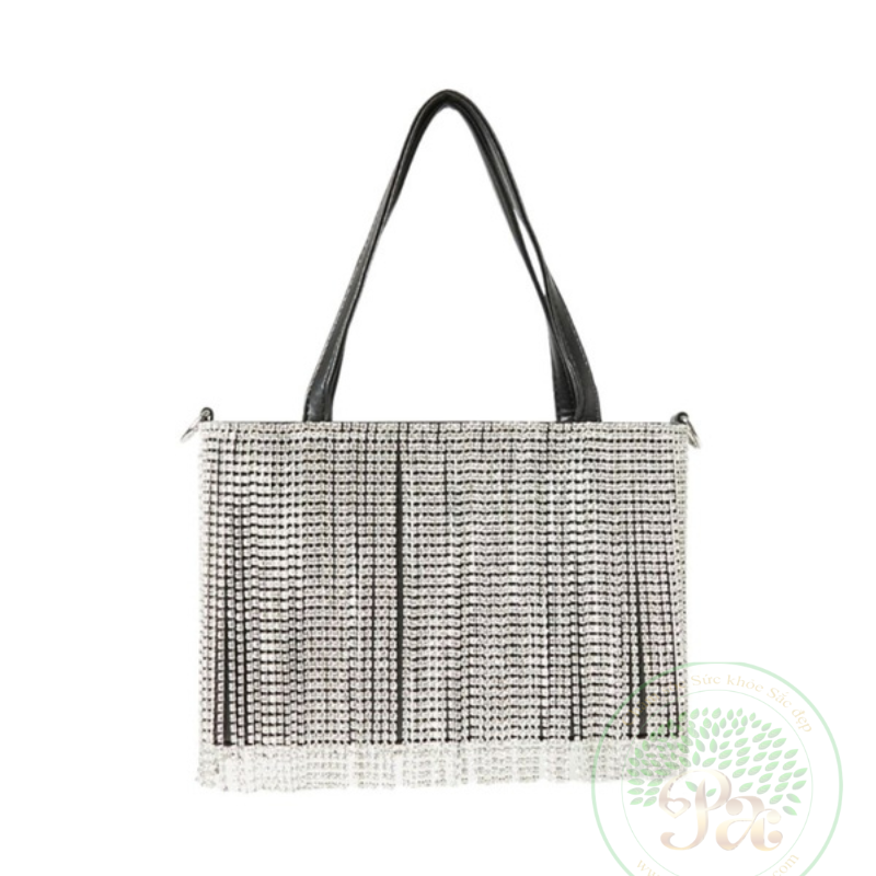 Túi đính đá tua rua from usa