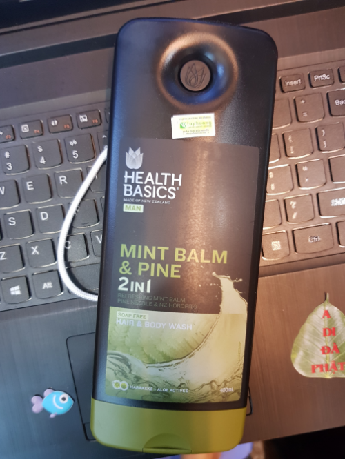 Tắm gội Health Basics Mint 2 in1