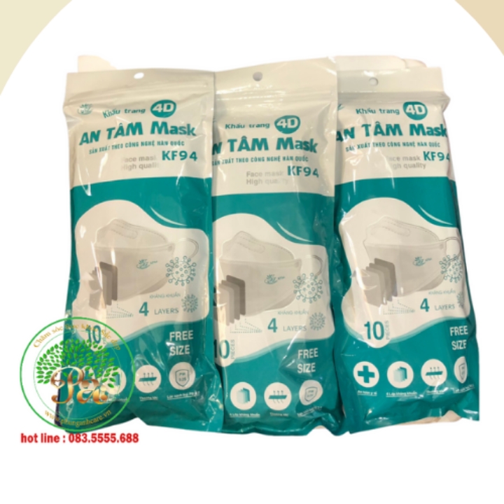 Khẩu trang 4 lớp KF94 An Tâm