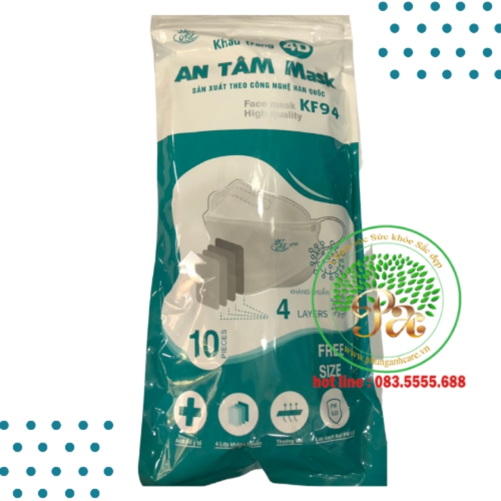Khẩu trang 4 lớp KF94 An Tâm