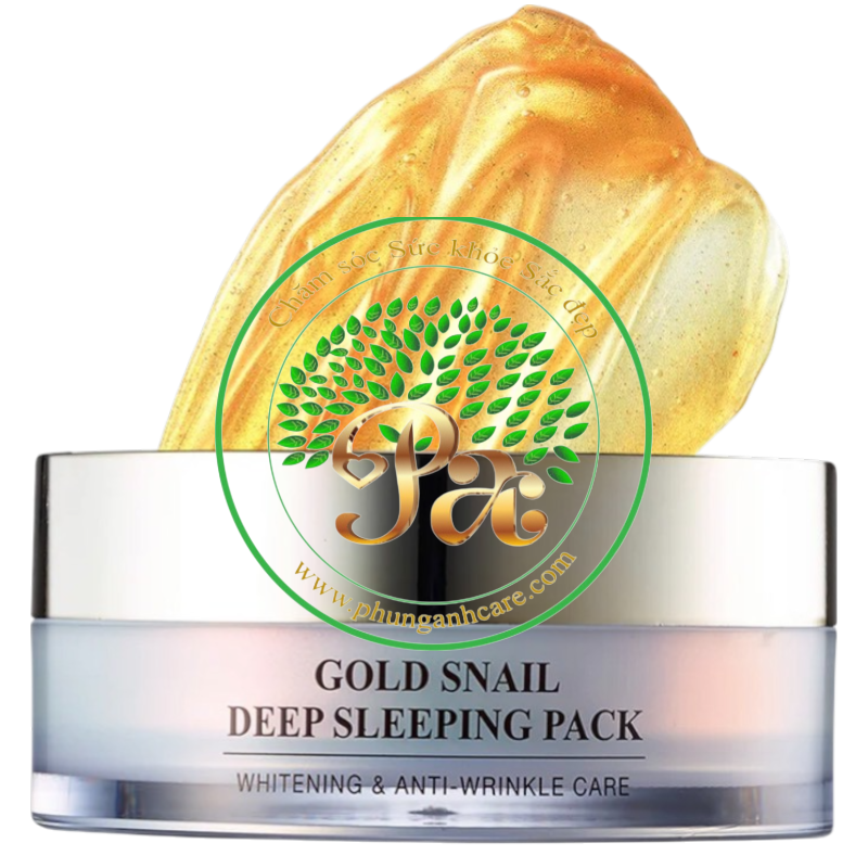 Đắp mặt nạ ngủ Gold Snail