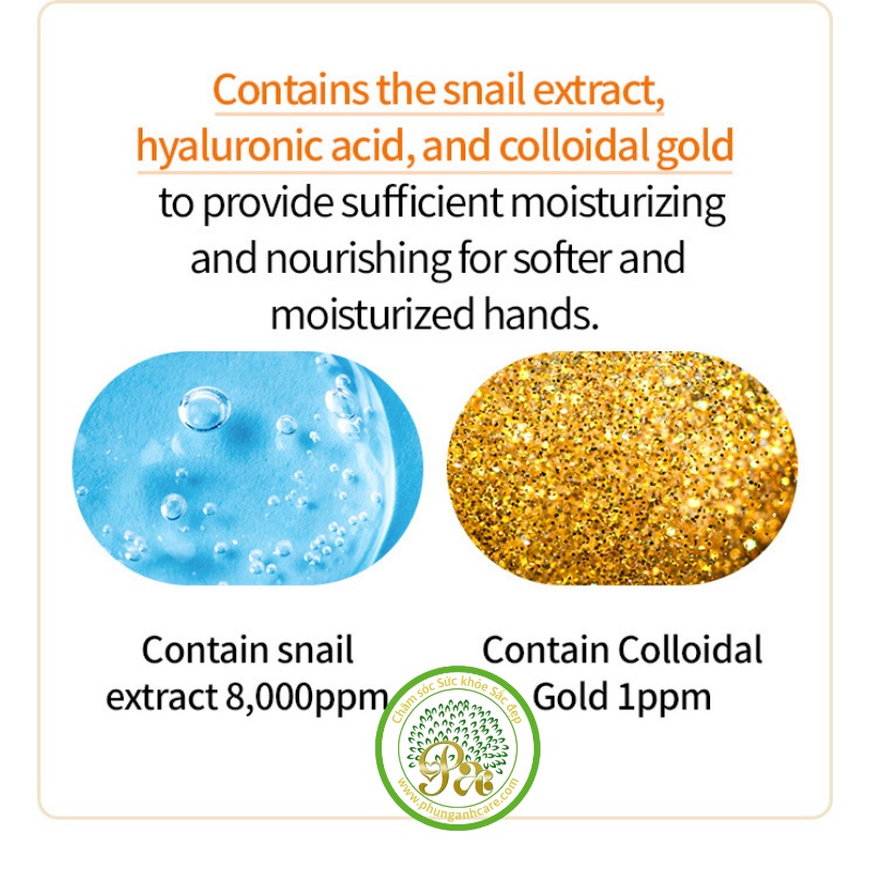 Kem dưỡng tay Gold Snail