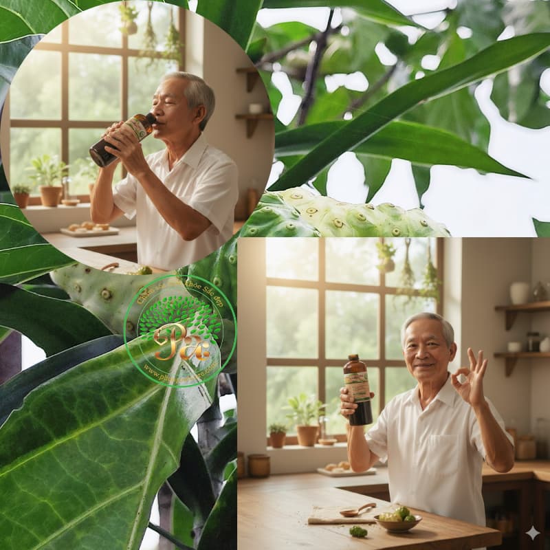Trái Nhàu chín ủ thủ công