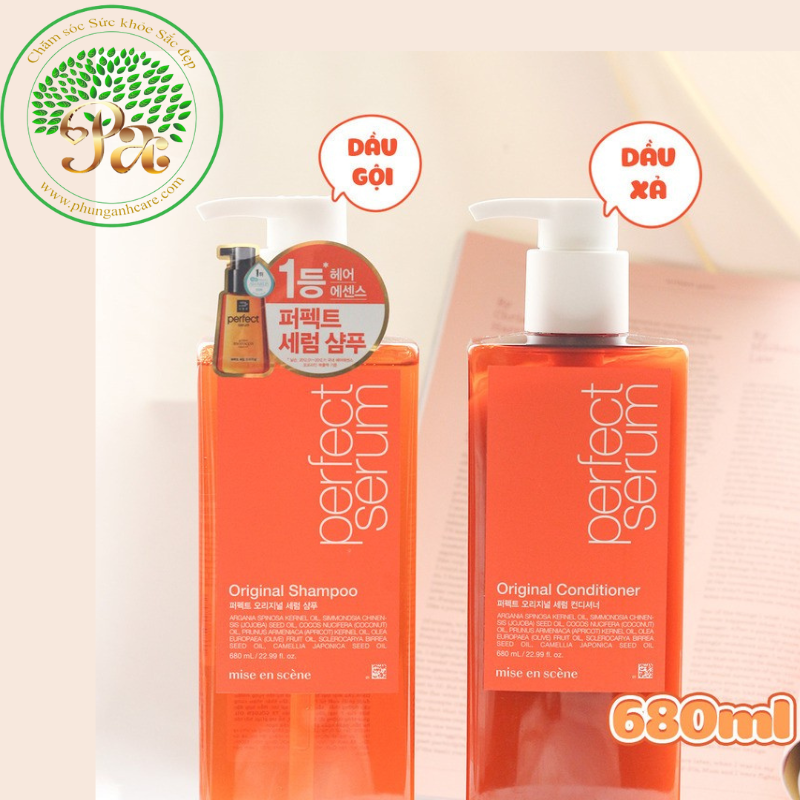 Dầu gội - xả Miseen scene 680 ml