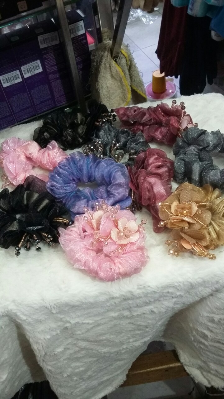 Cột tóc voan, lưới  gb60