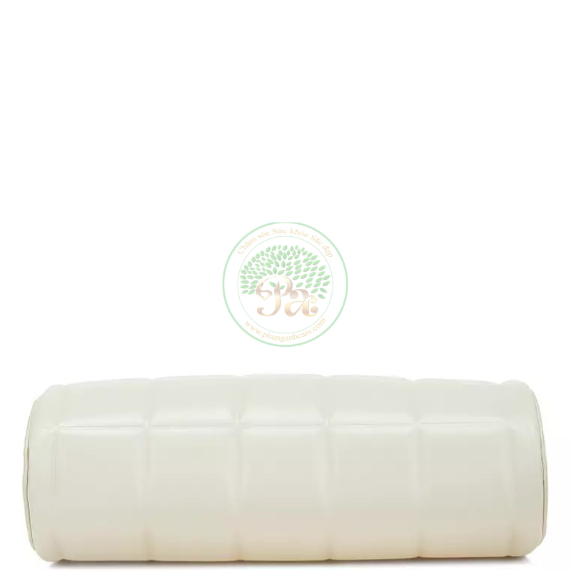 Túi dây kéo xéo màu trắng kem