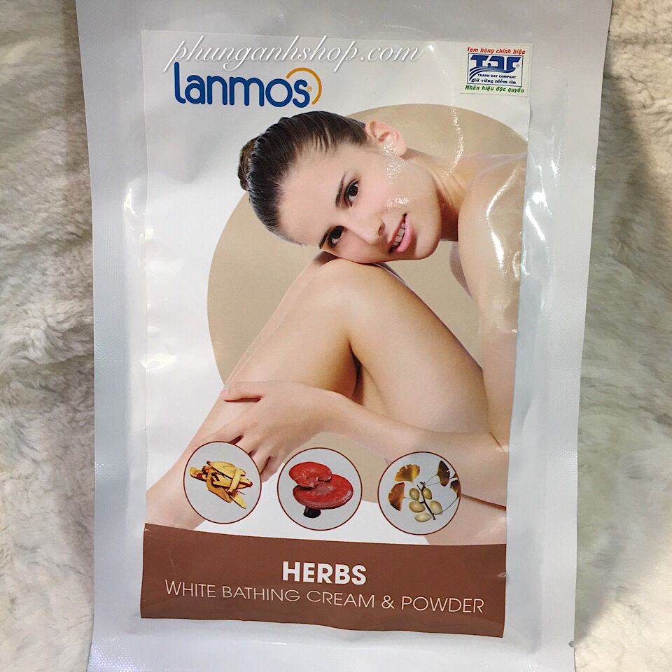 Kem và bột tắm thuốc bắc lanmos 120g