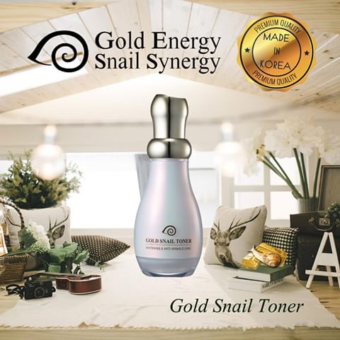 Nước hoa hồng gold snail  toner 130ml
