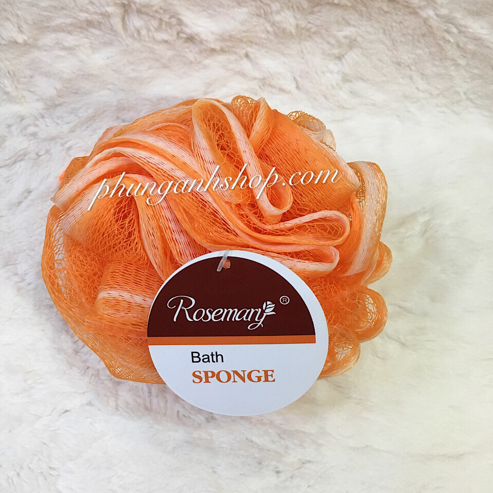 Bông tắm lưới rose mary